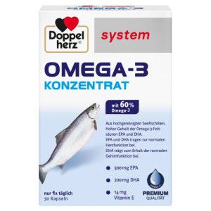 DOPPELHERZ Omega-3 Konzentrat system Kapseln