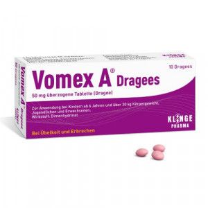 VOMEX A Dragees 50 mg überzogene Tabletten